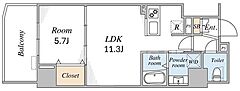 物件の間取り
