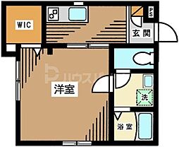 フェリーチェ 1Kの間取図画像