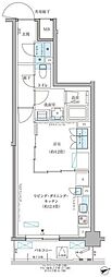パークアクシス文京本郷 1LDKの間取図画像
