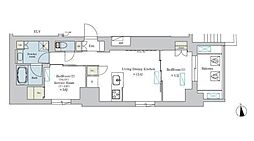 Brillia ist 浅草 1SLDKの間取図画像