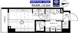 ステージグランデ新御徒町アジールコート 1Kの間取図画像