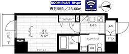 ステージファースト秋葉原 1Kの間取図画像