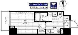 ステージファースト新御徒町2 1Kの間取図画像