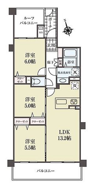 間取りを拡大表示