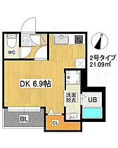 福岡県福岡市南区三宅３丁目（賃貸アパート1R・3階・21.09㎡） その2