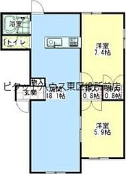 🉐敷金礼金0円！🉐札幌市営東豊線 栄町駅 徒歩8分