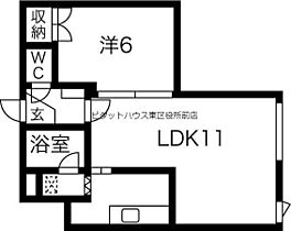 OMレジデンス山の手  ｜ 北海道札幌市西区山の手七条7丁目（賃貸マンション1LDK・3階・41.45㎡） その2