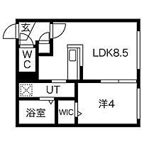 フォレスタ琴似  ｜ 北海道札幌市西区二十四軒四条7丁目3-31（賃貸マンション1LDK・4階・30.45㎡） その2