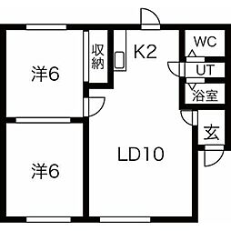 ハイツフェリス 2階