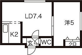 ルクル　21  ｜ 北海道札幌市北区北二十一条西2丁目（賃貸マンション1LDK・4階・27.30㎡） その2