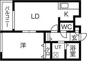 HGS MinamiAsabu 2nd  ｜ 北海道札幌市北区北三十六条西2丁目（賃貸マンション1LDK・2階・34.01㎡） その2