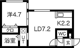 Monteverdi L・A  ｜ 北海道札幌市北区北十六条西4丁目1-3（賃貸マンション1LDK・3階・32.30㎡） その2