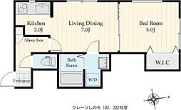 クレーゾしのろ 2階