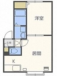 レモンハイツ篠路 2階
