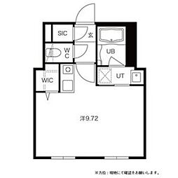 Grand　Success　Lusso 2階ワンルームの間取り
