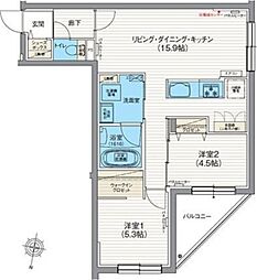 エフュート北19条 3階/-