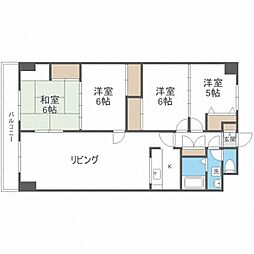 リベル元町 4LDKの間取図画像