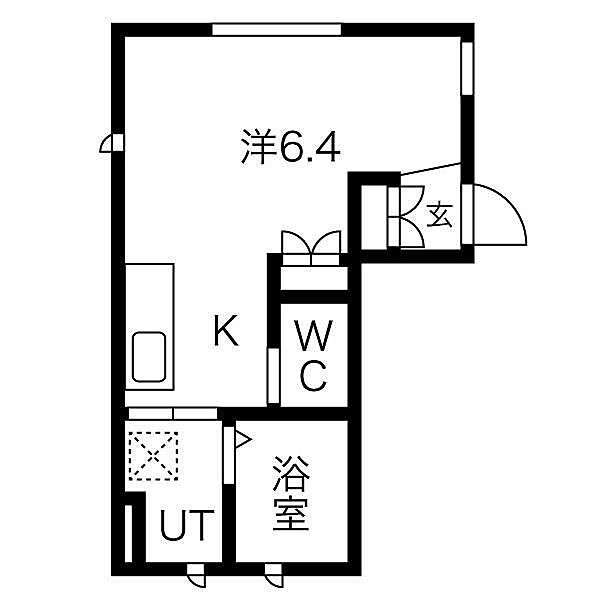 コート鳩ケ谷本町 ｜埼玉県川口市鳩ヶ谷本町4丁目(賃貸アパート1K・1階・21.17㎡)の写真 その2