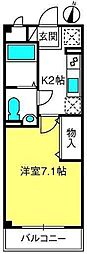 間取図画像 1K