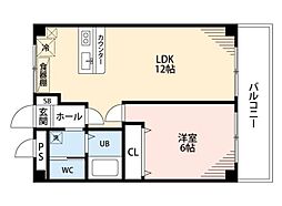 間取図画像 1LDK