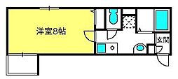 リブリ-Roomy's 1Kの間取図画像