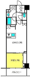 TSレジデンス東川口 1LDKの間取図画像