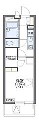 レオパレスりんぶん2 1Kの間取図画像