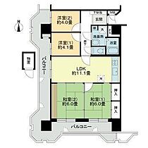 ライオンズマンション金剛院第2  ｜ 宮城県仙台市宮城野区小田原山本丁（賃貸マンション4LDK・7階・73.26㎡） その2