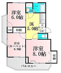 寺崎ハイツ 3階/-