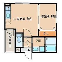 愛知県名古屋市北区生駒町３丁目（賃貸アパート1LDK・1階・31.53㎡） その2