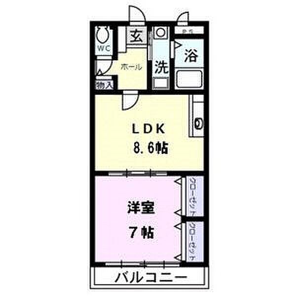 愛知県名古屋市西区中沼町(賃貸アパート1LDK・2階・41.40㎡)の写真 その1