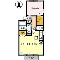 愛知県名古屋市守山区白沢町（賃貸アパート1LDK・1階・41.26㎡） その2