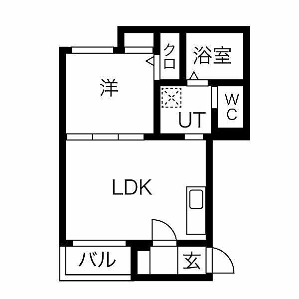 愛知県名古屋市中区新栄１丁目(賃貸アパート1LDK・3階・30.91㎡)の写真 その2