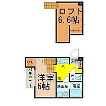 愛知県名古屋市守山区新守西（賃貸アパート1K・2階・22.04㎡） その2