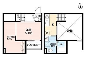 愛知県名古屋市守山区鳥羽見１丁目（賃貸アパート1K・2階・22.37㎡） その2