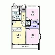 愛知県名古屋市守山区下志段味３丁目（賃貸マンション2LDK・2階・53.09㎡） その1