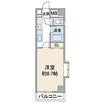 愛知県名古屋市守山区元郷１丁目（賃貸マンション1K・7階・26.70㎡） その2