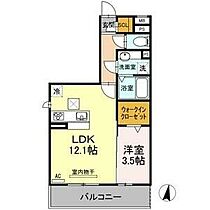 愛知県名古屋市西区新福寺町１丁目（賃貸アパート1LDK・1階・40.35㎡） その2