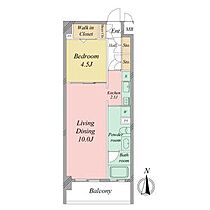 愛知県名古屋市東区白壁４丁目（賃貸マンション1LDK・7階・41.83㎡） その2