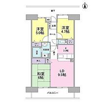 愛知県名古屋市西区浄心本通３丁目（賃貸マンション3LDK・2階・69.12㎡） その2