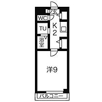 愛知県名古屋市北区東味鋺１丁目（賃貸マンション1K・2階・30.00㎡） その2