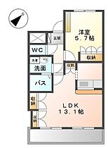 愛知県名古屋市西区市場木町（賃貸アパート1LDK・3階・45.98㎡） その2