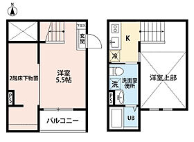 愛知県名古屋市北区上飯田西町３丁目（賃貸アパート1K・2階・22.30㎡） その2