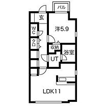 愛知県名古屋市東区筒井３丁目（賃貸マンション1LDK・4階・45.57㎡） その2