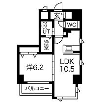 愛知県名古屋市東区筒井３丁目（賃貸マンション1LDK・7階・41.22㎡） その2