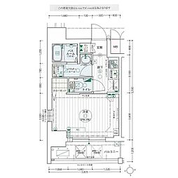名古屋市営桜通線 高岳駅 徒歩7分の賃貸マンション 2階1Kの間取り