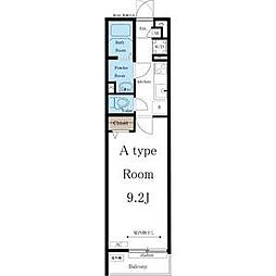 リブリ・大杉 1階1Kの間取り