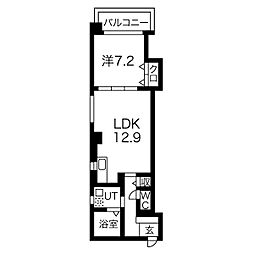 名古屋市営鶴舞線 丸の内駅 徒歩2分の賃貸マンション 10階1LDKの間取り