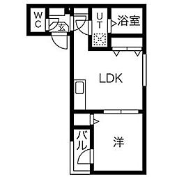 間取図画像 1SLDK
