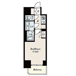 S-RESIDENCE葵 1Kの間取図画像